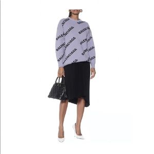 seasonal Balenciaga Lavender wool sweater
